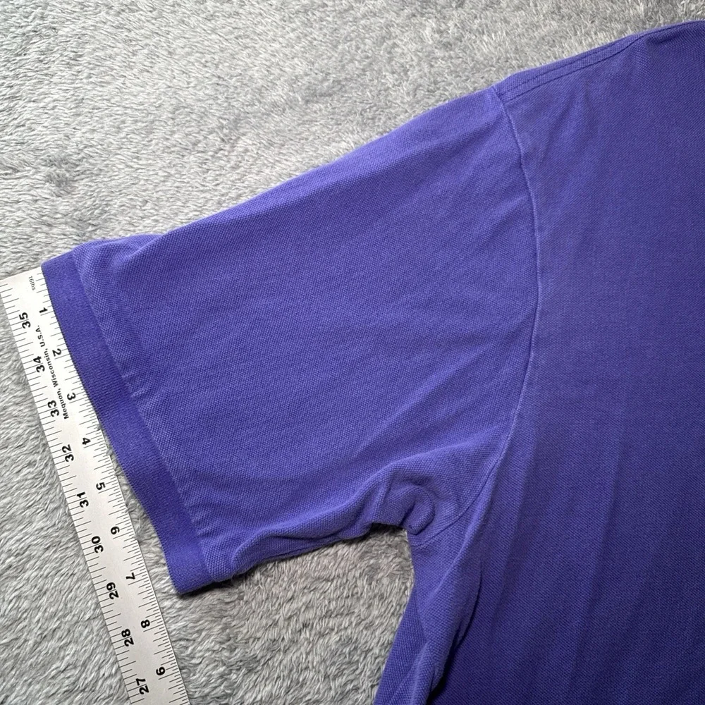 Polo Ralph Lauren Men's 3XLT Purple Short Sleeve Polo Shirt Green Pony